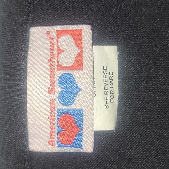 Short Sleeve T-shirt Black Qtr Button V Neck Striped Trim - Picture 4 of 8